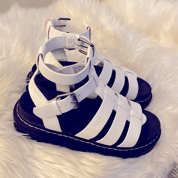 Unionbay white platform gladiator sandals - Picture 6 of 11